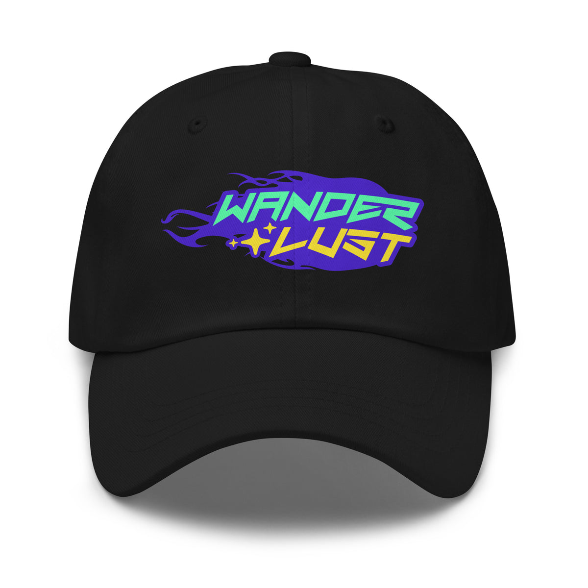 Elevate your casual look with the Wanderlust Typography Lettering Classic Dad Hat, designed for everyday wear and wanderers.