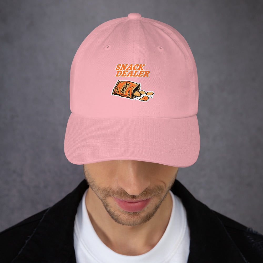 Trendy Snack Dealer Dad Hat with Classic Casual Style, a relaxed accessory that adds personality to any laid-back outfit.