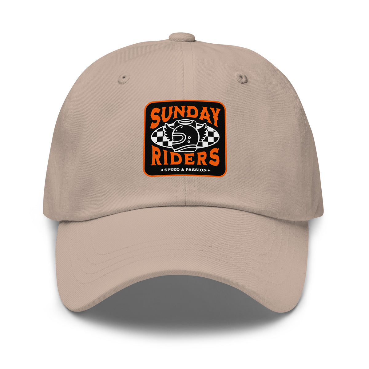 Unique Design Sunday Riders Classic Dad Hat with Adjustable Fit for a classic, relaxed look, adjustable comfort, and effortless everyday style.