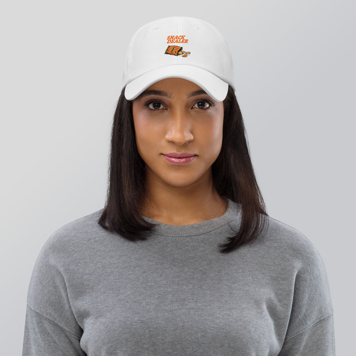 Buy Snack Dealer Dad Hat with Classic Casual Style—an easygoing cap that adds personality, comfort, and a relaxed finish to any look.
