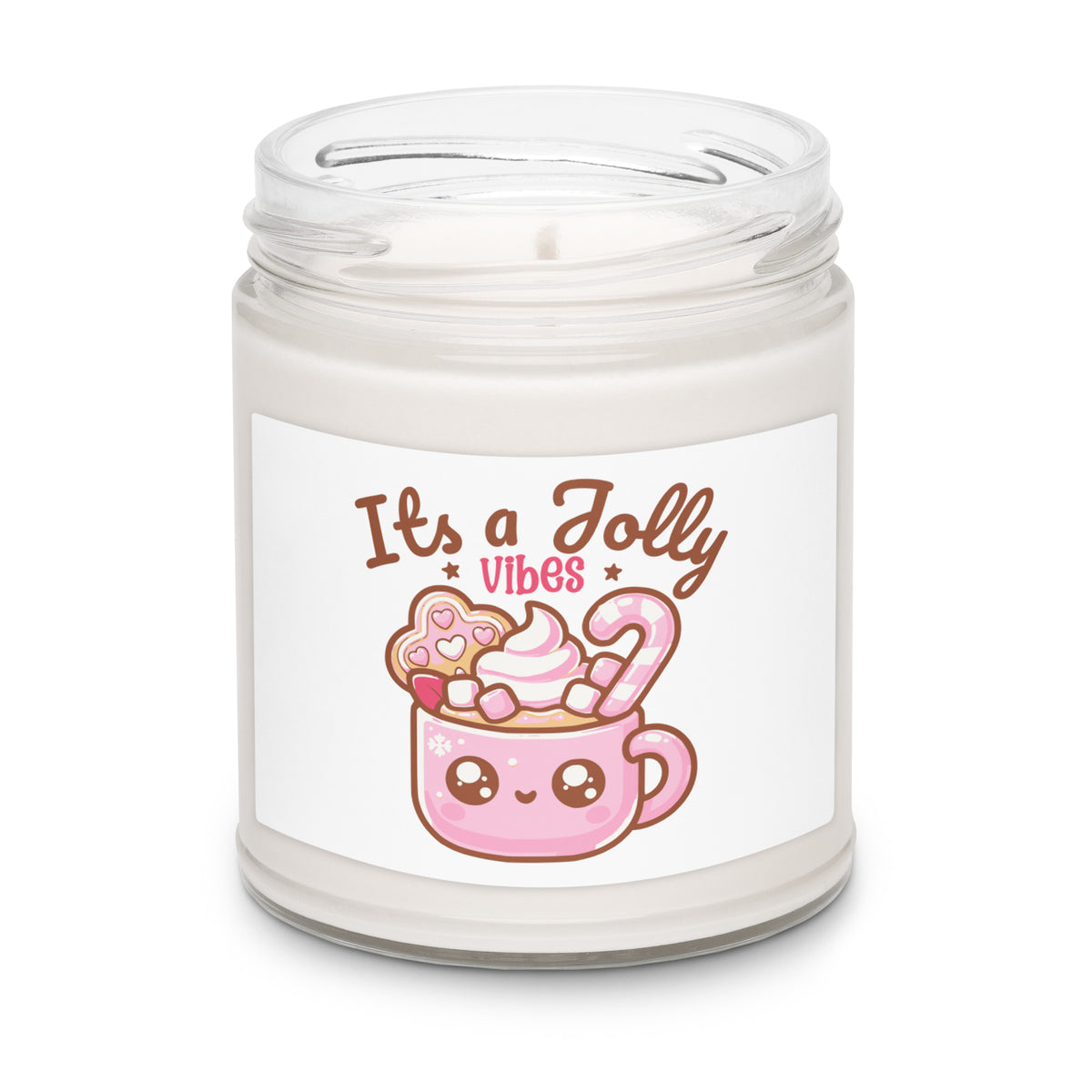 Bring seasonal cheer home with a Christmas Scented Soy Candle with Warm Jolly Vibes, perfect for relaxing evenings and festive décor.