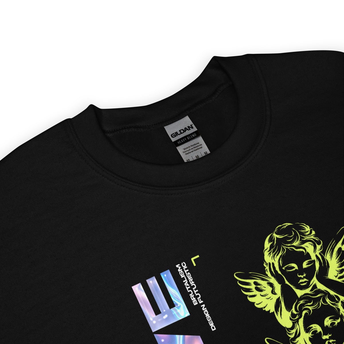 Make a statement in a Bold Brutalism Y2K Streetwear Crewneck Sweatshirt, combining graphic edge, everyday comfort, and standout style.
