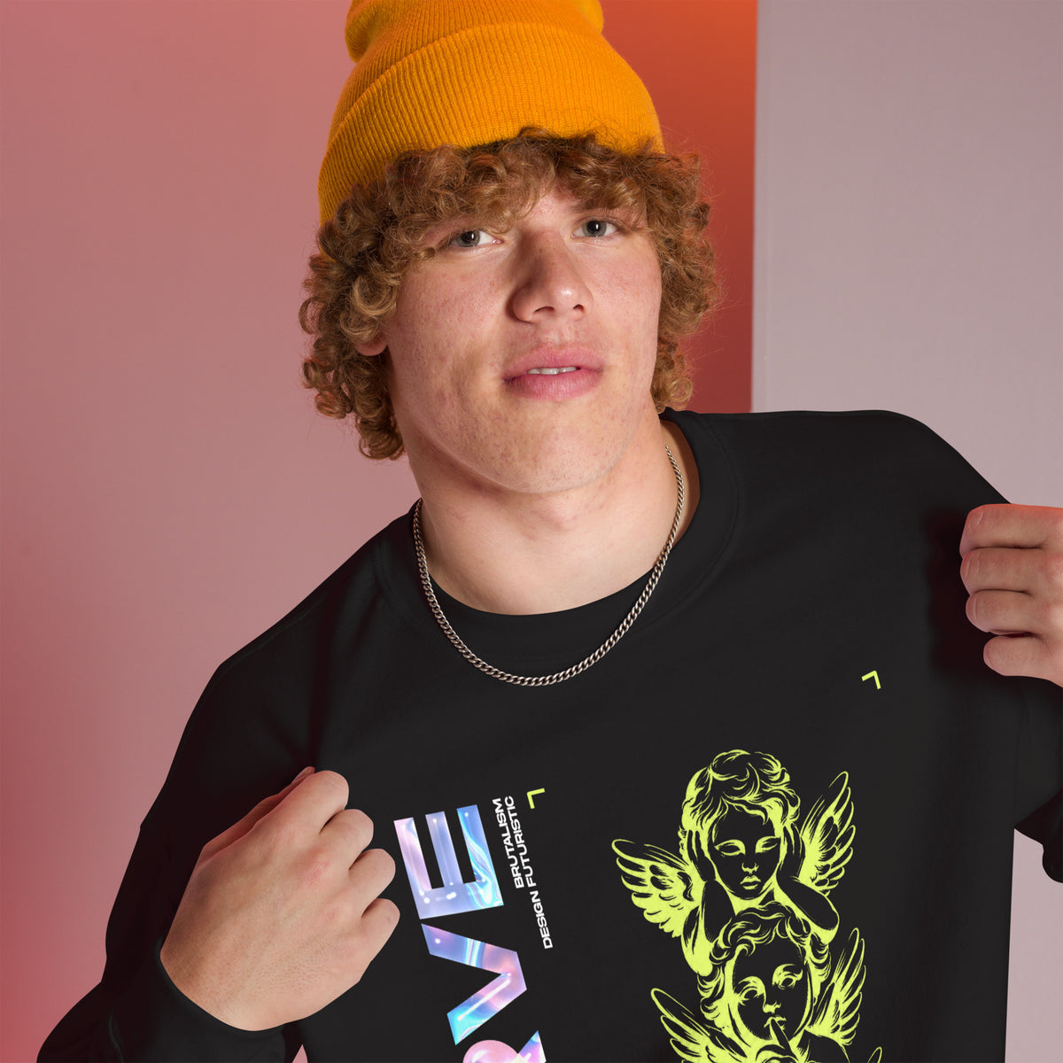 Introducing the Bold Brutalism Y2K Streetwear Crewneck Sweatshirt, where edgy design meets urban style. Crafted from premium materials, its oversized fit and striking graphics embody the fearless spirit of the Y2K era. Ideal for layering or making a statement, this sweatshirt redefines comfort and coolness. Elevate your wardrobe with this unique blend of nostalgia and modern streetwear flair.