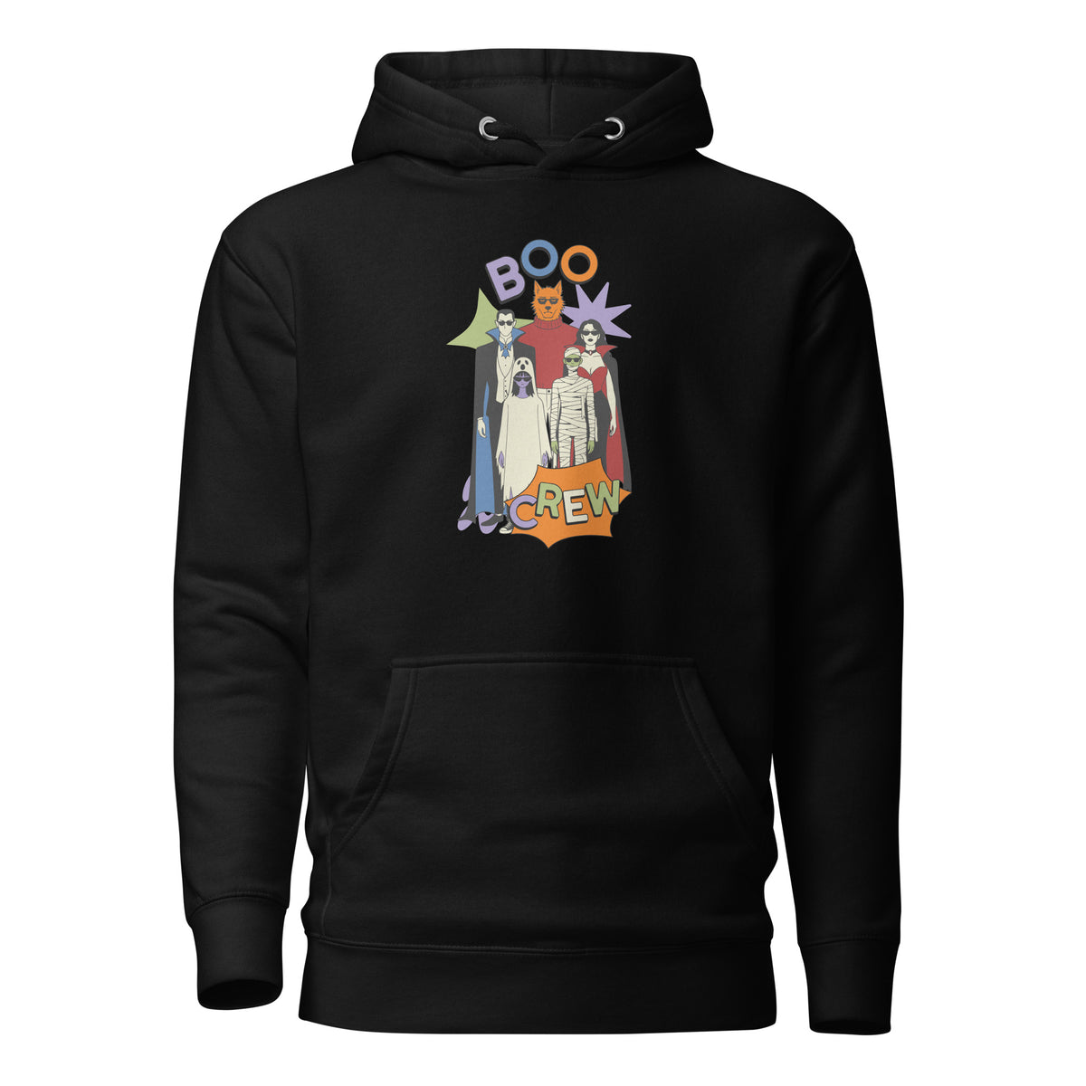 Shop Best Gothic Boo Crew Halloween Graphic Hoodie for Festive Wear, blending spooky style, cozy comfort, and standout seasonal flair.