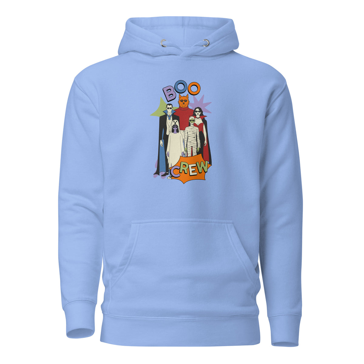 Elevate your seasonal wardrobe with the Gothic Boo Crew Halloween Graphic Hoodie for Casual Outfits, made for effortless spooky style.