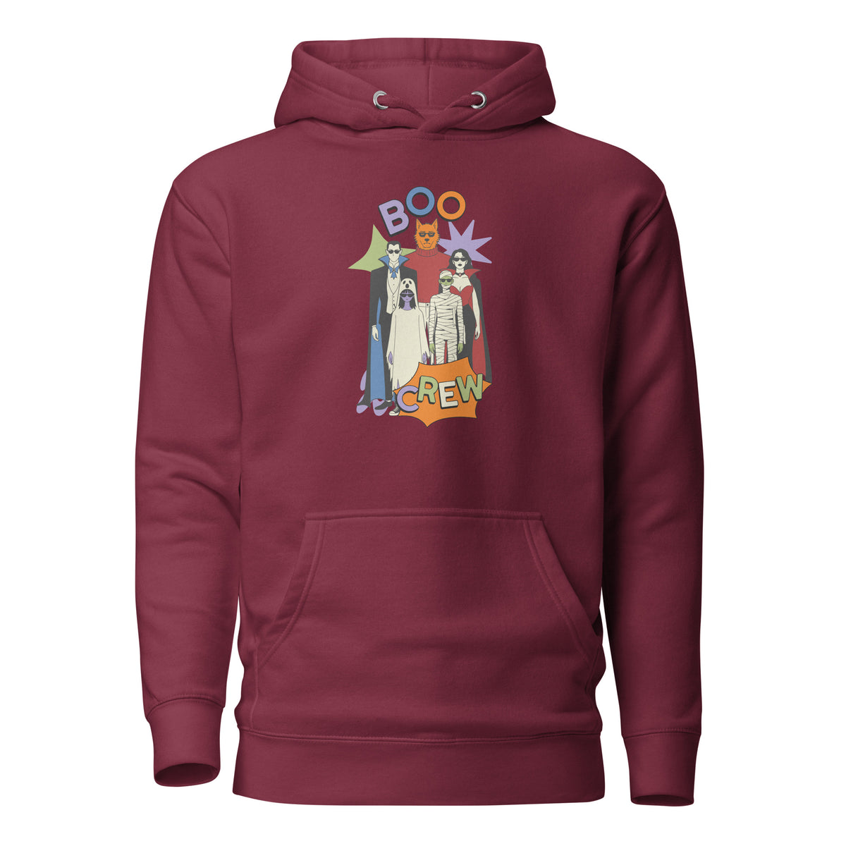 Discover the Gothic Boo Crew Halloween Graphic Hoodie for Festive Outfits—a cozy, spooky statement piece for Halloween parties, haunted nights out, and crisp f