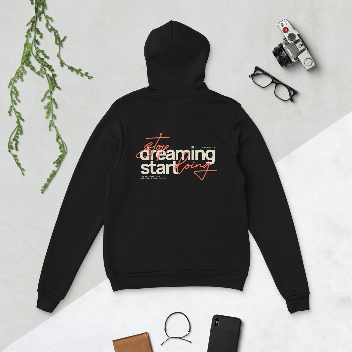 Shop the Bold Motivational Typography Streetwear Pullover Hoodie for standout comfort, inspiring style, and an everyday statement look.