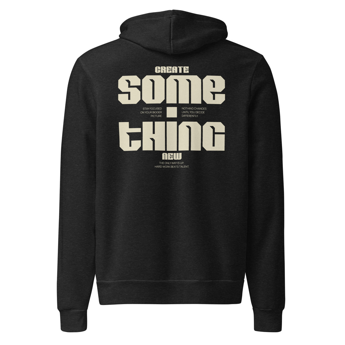 Purchase Create Something New Lettering Pullover Hoodie Casual Wear, designed for relaxed comfort, easy layering, and standout everyday style.