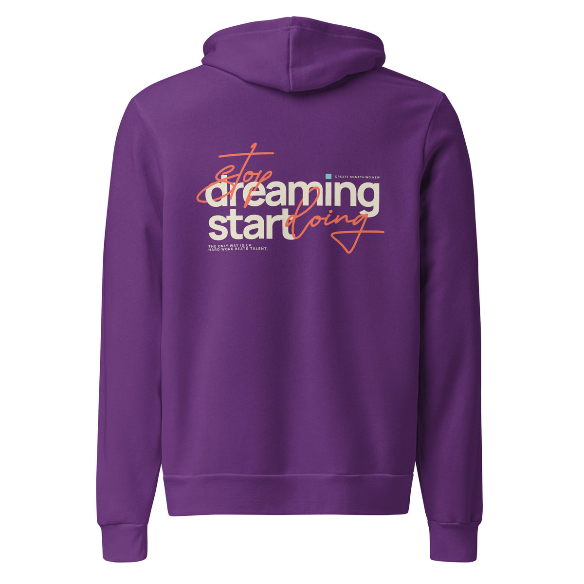 Purchase the Bold Motivational Typography Streetwear Pullover Hoodie, designed for everyday comfort, confidence, and standout urban style.