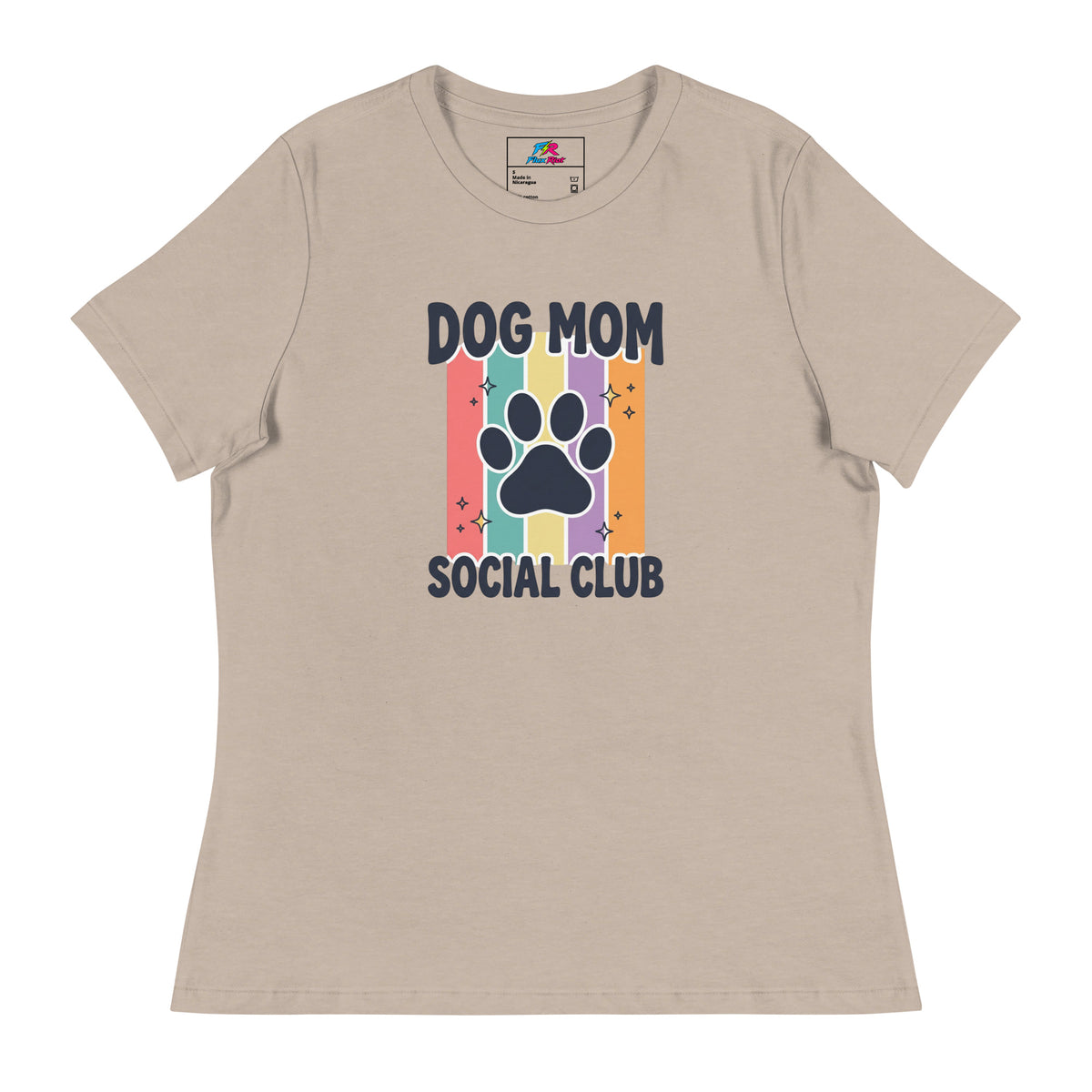 Celebrate your four-legged best friend with the Dog Mom Social Club Women's Boxy Tee—an easygoing top for proud pet parents.