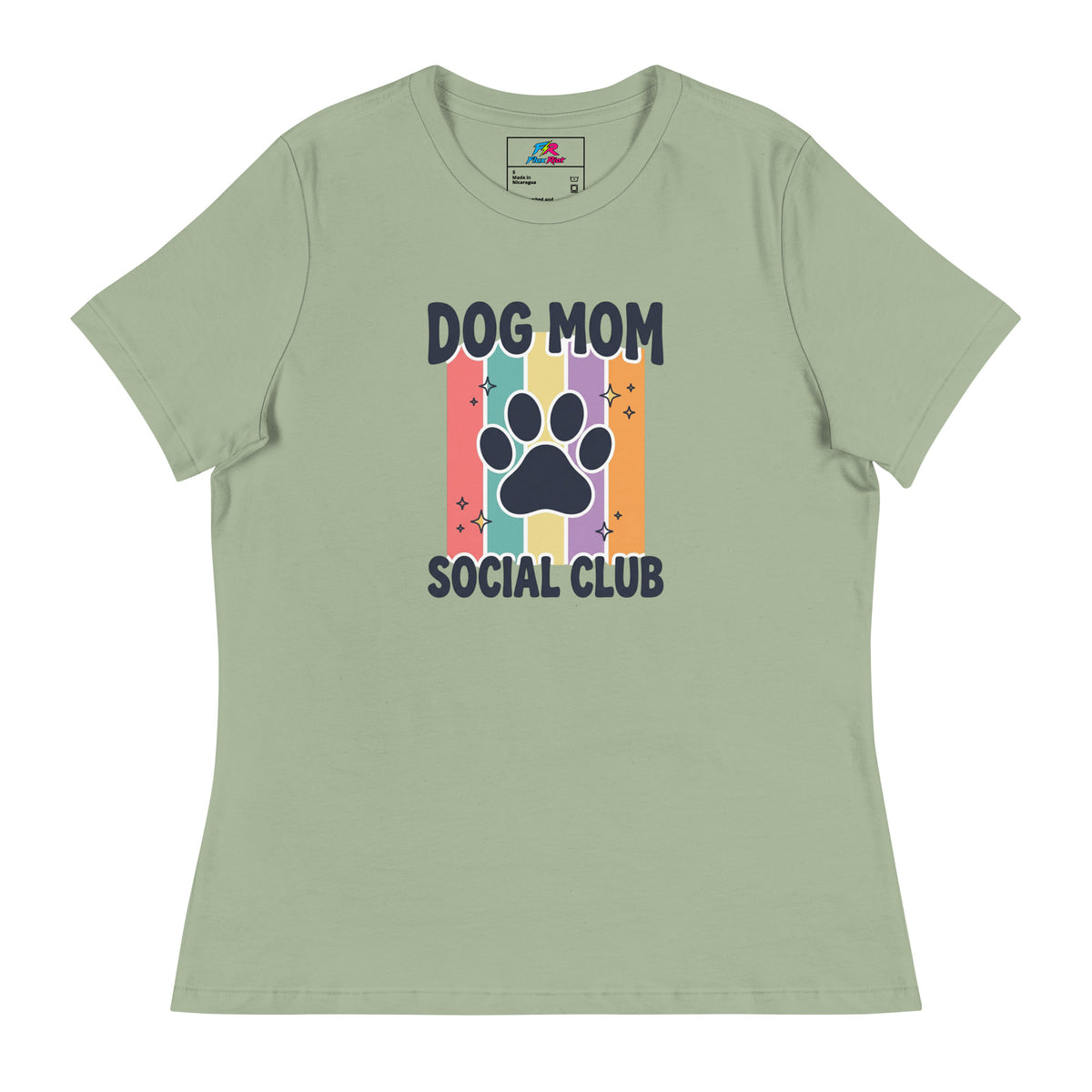 Show off your canine pride in the Dog Mom Social Club Women's Boxy Tee—a laid-back staple for walks, brunch, and cuddles.