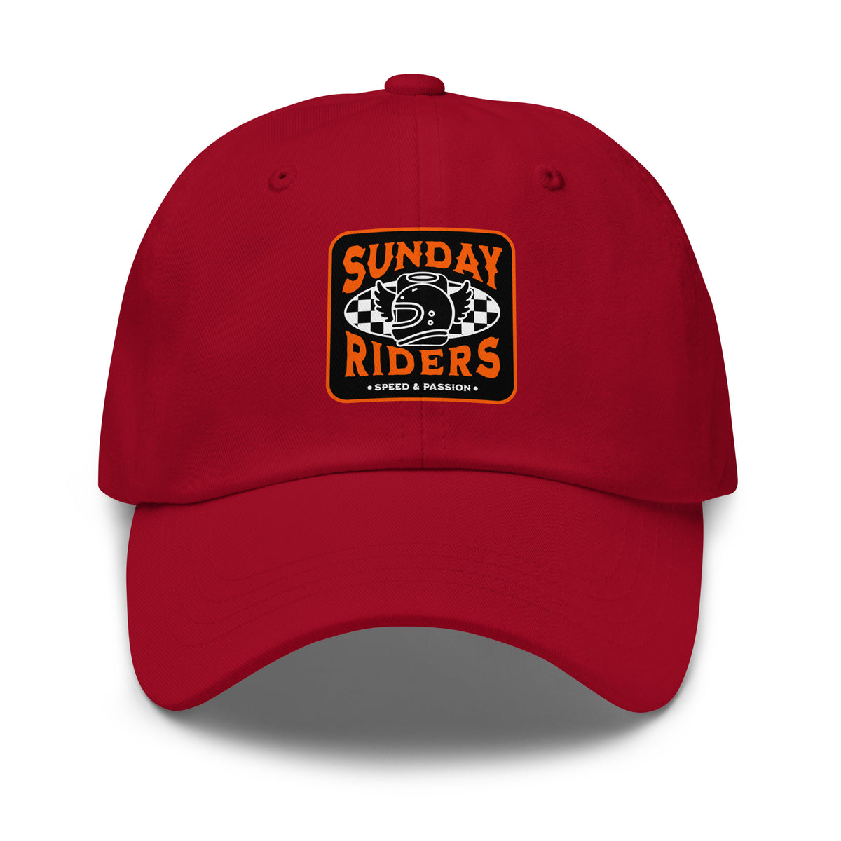 Best Sunday Riders Classic Dad Hat with Adjustable Fit—comfortable, timeless, and ready for every ride.