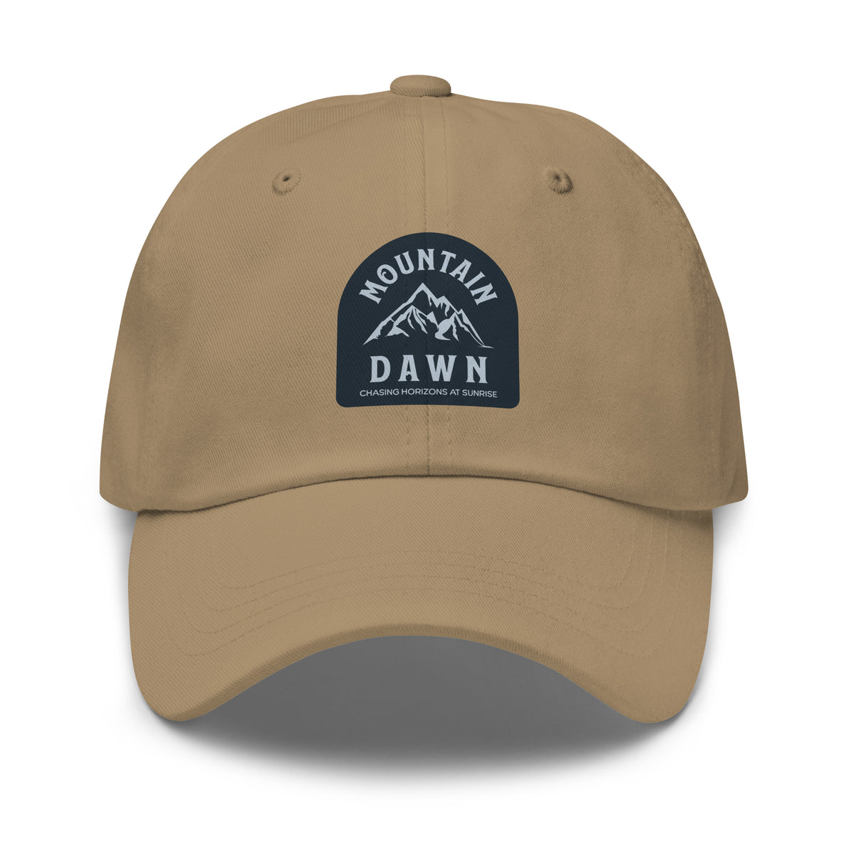Trendy Mountain Dawn Classic Dad Hat for Outdoor Style—a versatile choice for adding laid-back, mountain-inspired style to hikes and everyday outfits.