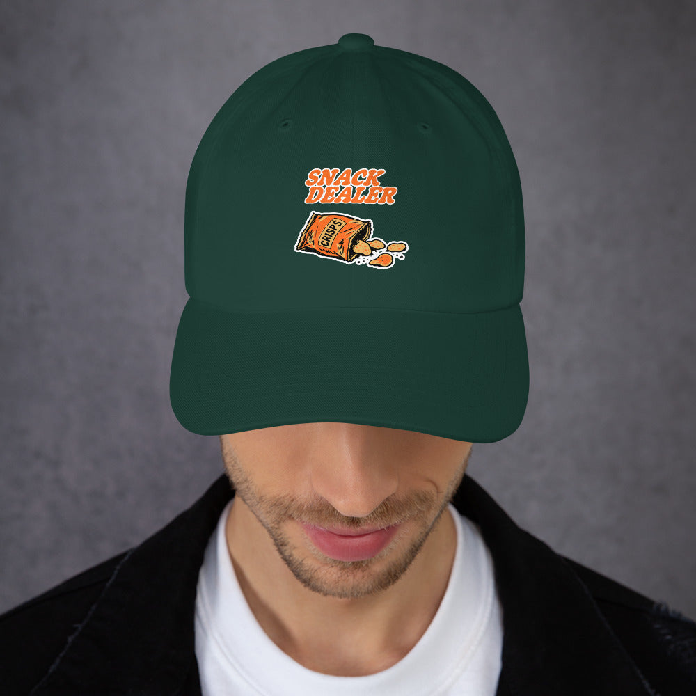 Unique Snack Dealer Dad Hat with Classic Casual Style—an easygoing accessory that adds personality and comfort to any daily look.