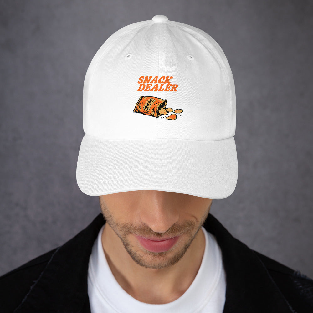Elevate casual outfits with the Snack Dealer Dad Hat with Classic Casual Style, featuring a versatile look made for daily wear and gifting.