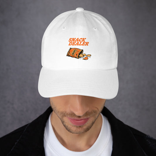 Elevate casual outfits with the Snack Dealer Dad Hat with Classic Casual Style, featuring a versatile look made for daily wear and gifting.