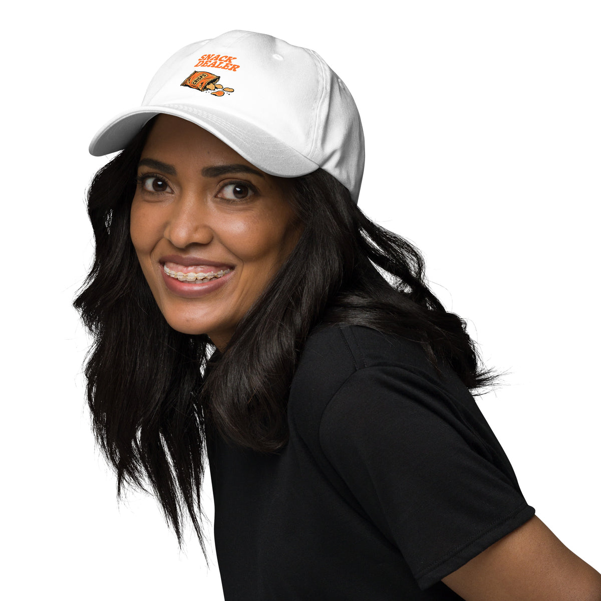 The Snack Dealer Dad Hat with Classic Casual Style delivers an easygoing fit and standout look for everyday wear, gifting, and more.