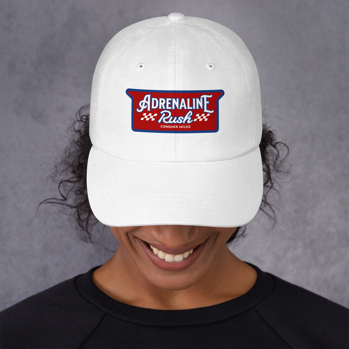The Adrenaline Rush Classic Dad Hat is the perfect accessory for outdoor enthusiasts. Crafted for comfort and style, this hat features a sturdy build and breathable fabric, making it ideal for hiking, camping, or casual outings. Its adjustable strap ensures a perfect fit, while the stylish design adds a touch of personality to your outdoor gear. Stay protected from the sun and make a statement with this classic piece!