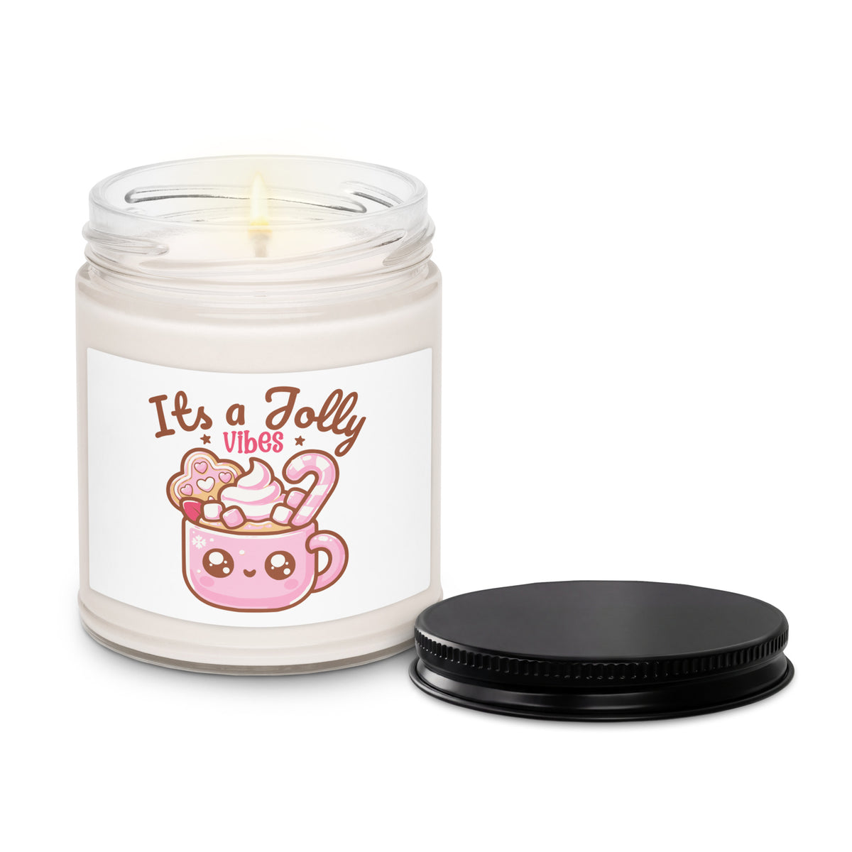 Shop a Christmas Scented Soy Candle with Warm Jolly Vibes, crafted for cozy nights, festive gatherings, and thoughtful holiday gifts.