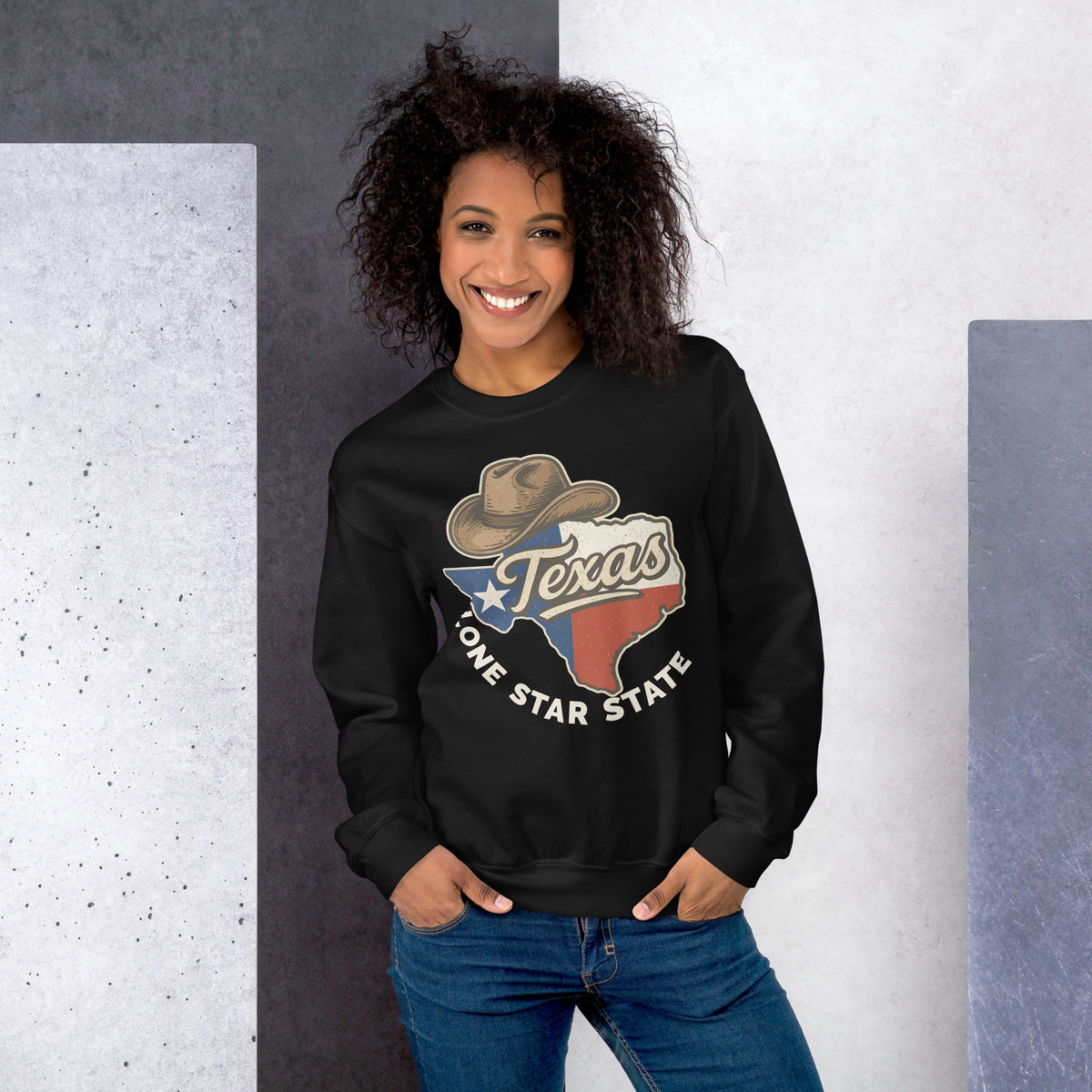 Show your Texas pride with the Texas Lone Star State Cowboy Crewneck Sweatshirt Casual Wear, a cozy Western-inspired layer for everyday wear today.