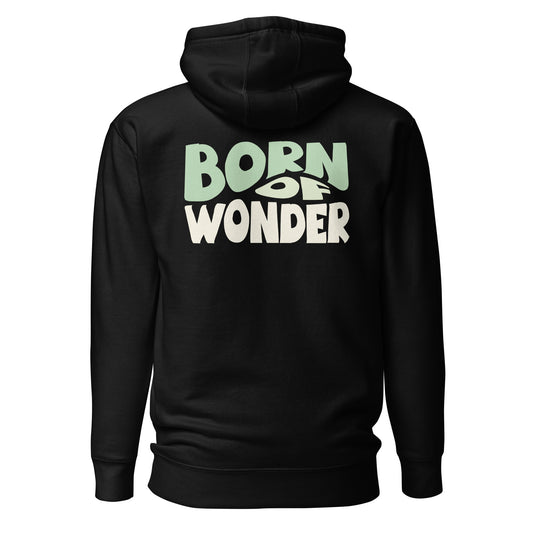 Refresh your wardrobe with the Born of Wonder Bold Lettering Pullover Hoodie Casual Outfit, designed for relaxed comfort and standout looks.