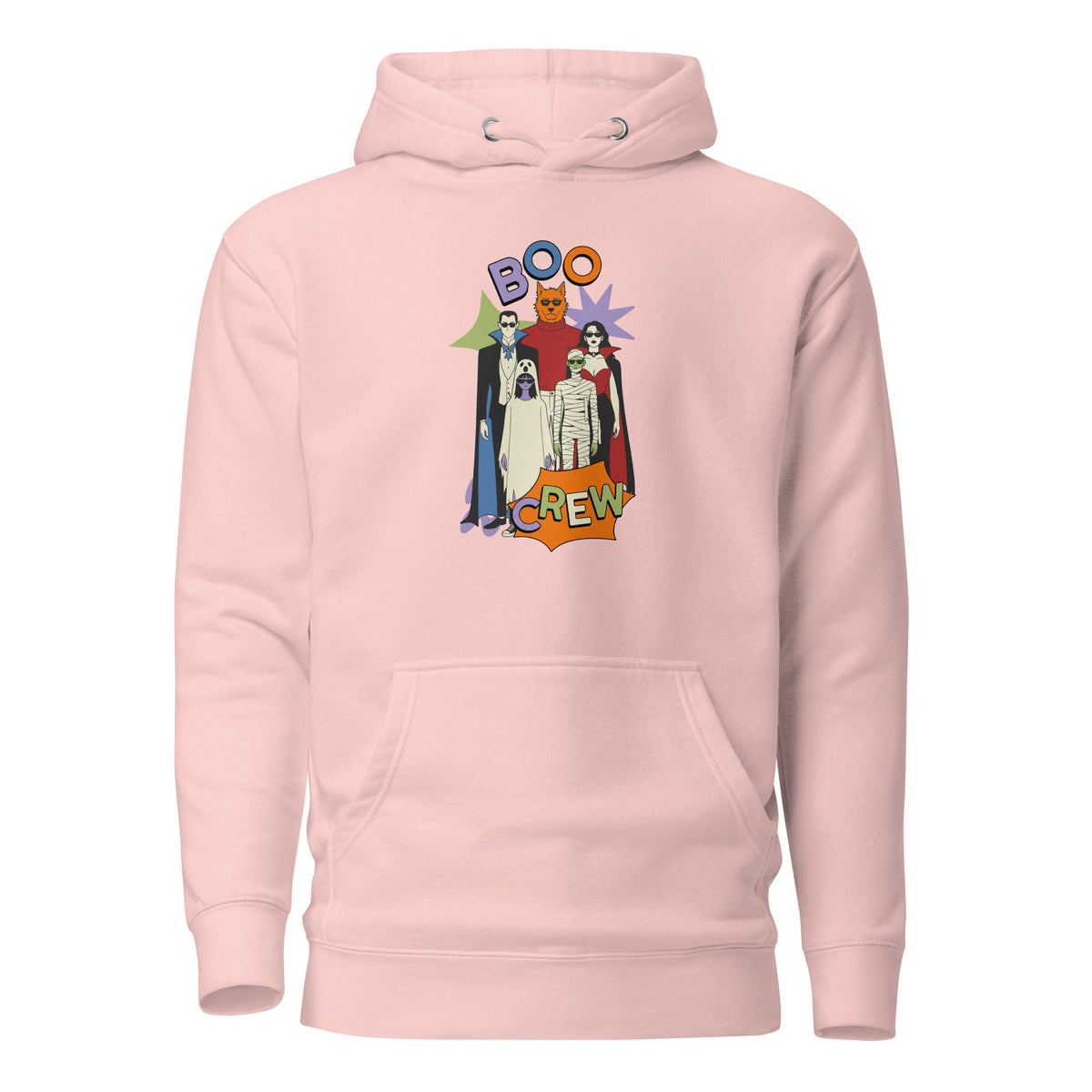 Elevate your Halloween style with the Gothic Boo Crew Graphic Hoodie! Perfect for casual outfits, this cozy piece features spooky graphics and a relaxed fit. Pair it with jeans or leggings for an effortlessly chic look. Whether you're trick-or-treating or attending a haunted house, this hoodie adds a fun, festive flair to your wardrobe. Embrace the spirit of the season while staying comfy and stylish!
