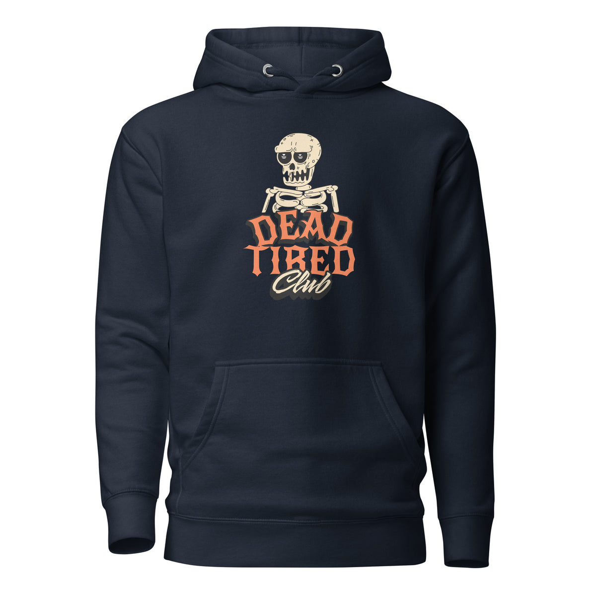 Upgrade your rotation with the Dead Tired Club Skeleton Graphic Hoodie for Casual Wear, blending graphic edge, warmth, and all-day comfort.