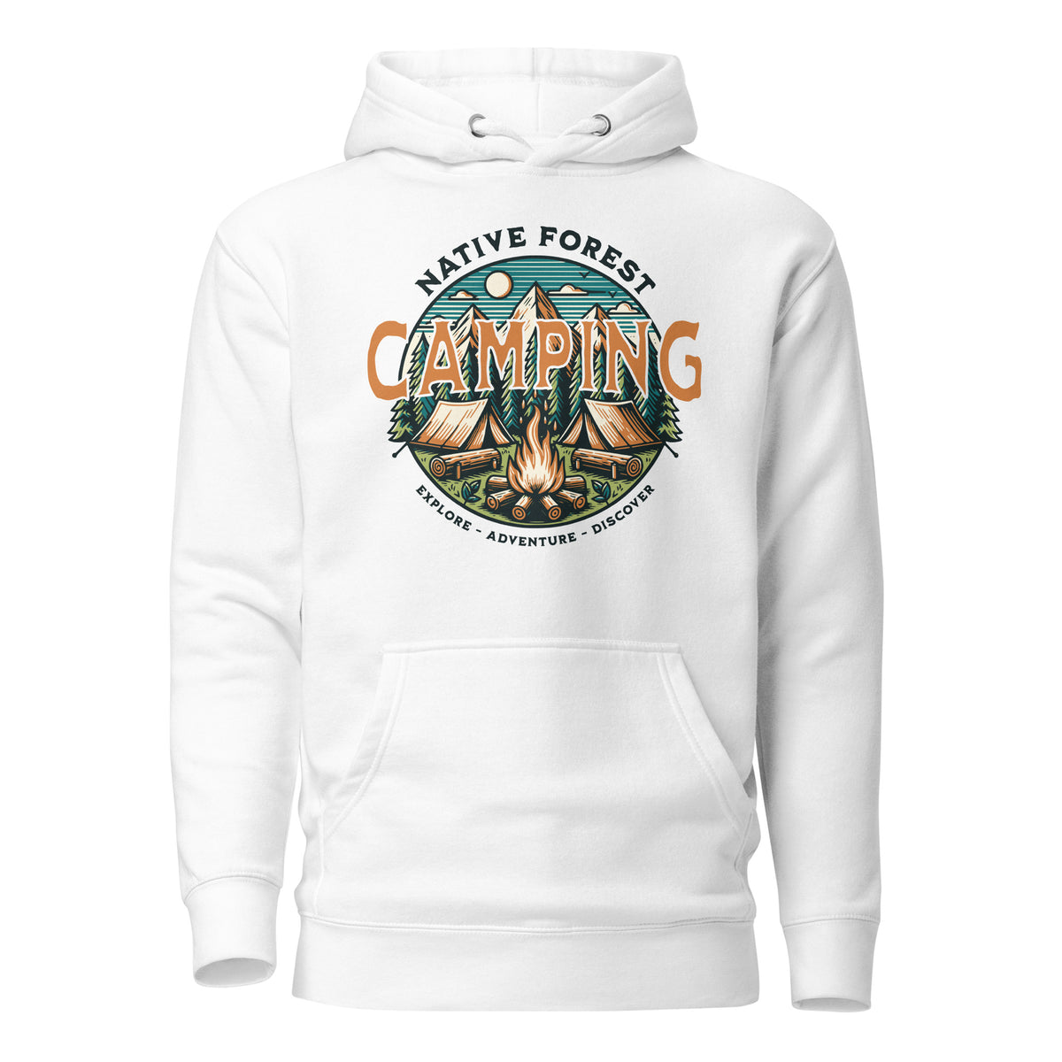 Explore the outdoors in our Mountain Camping Adventure Graphic Hoodie, featuring cozy comfort and bold wilderness-inspired style for every journey.