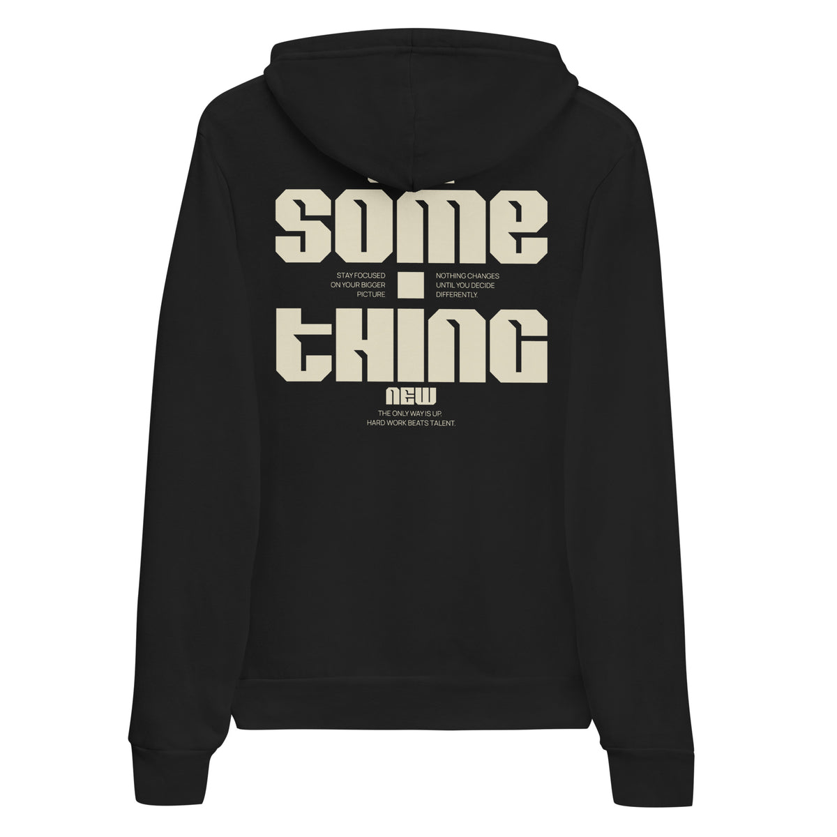 Buy Create Something New Lettering Pullover Hoodie Casual Wear, designed for relaxed comfort, versatile styling, and standout daily looks.