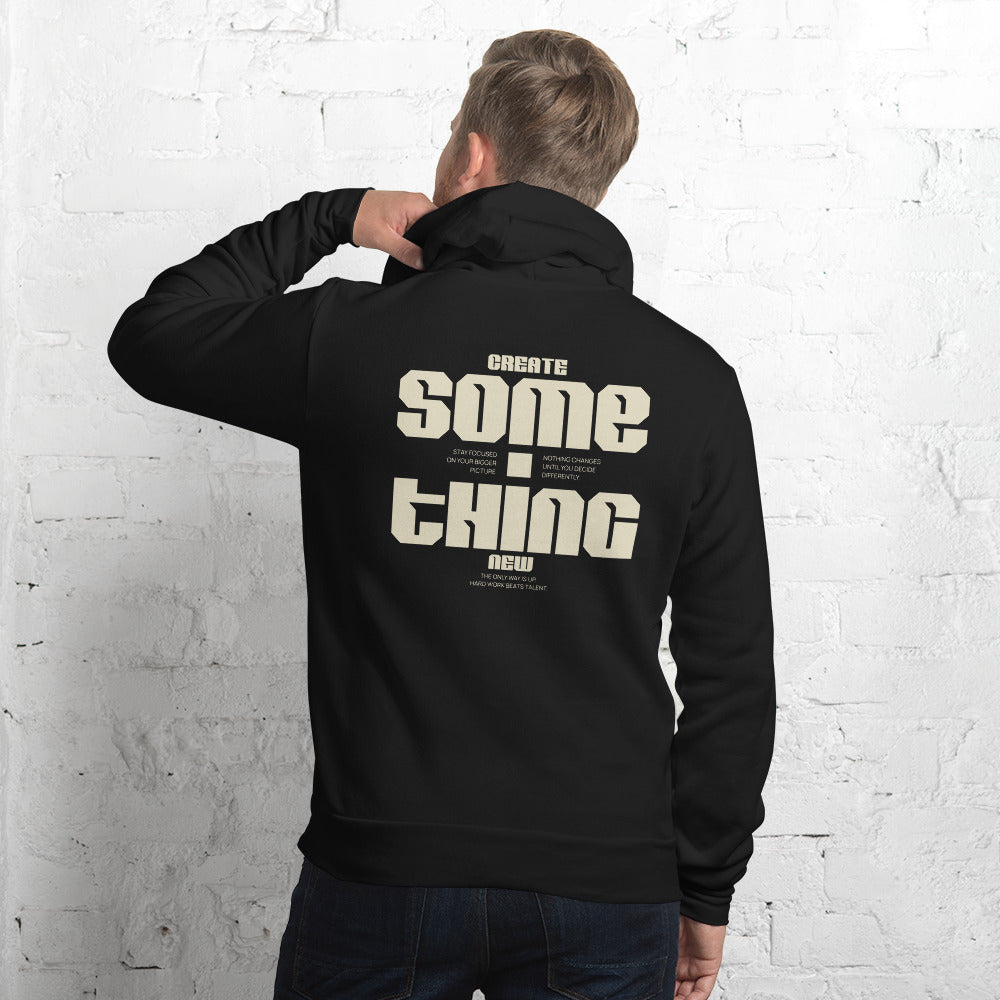 Create Something New Lettering Pullover Hoodie Casual Wear brings cozy comfort and bold style to your everyday wardrobe. Shop now.