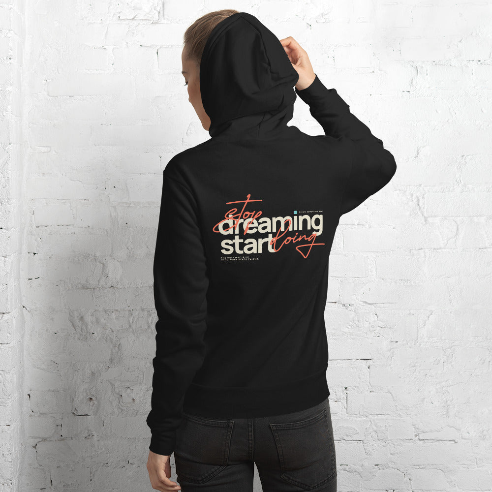 Order Bold Motivational Typography Streetwear Pullover Hoodie with premium comfort and an empowering graphic for daily wear.