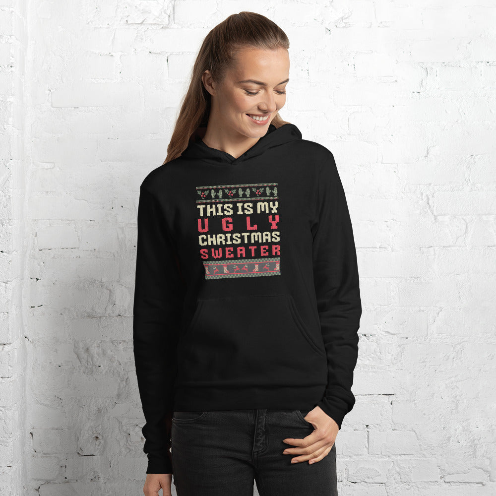 This Ugly Christmas Sweater Pullover Hoodie is the perfect blend of holiday cheer and cozy comfort! Featuring festive designs and vibrant colors, it’s ideal for parties, family gatherings, or just lounging at home. Made from soft, breathable fabric, it keeps you warm while showcasing your fun holiday spirit. Spread joy and laughter this season with this eye-catching, playful hoodie!