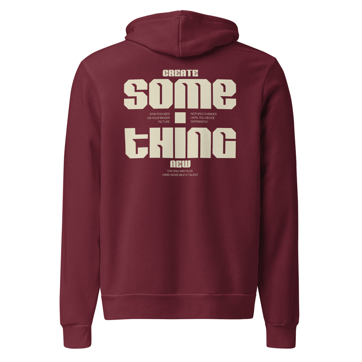 Refresh your look with Create Something New Lettering Pullover Hoodie Casual Wear—a cozy essential for laid-back days and casual outfits.