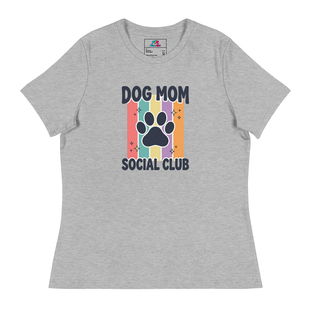 Celebrate your pup-loving style with the Dog Mom Social Club Women's Boxy Tee, featuring a relaxed fit for everyday adventures.
