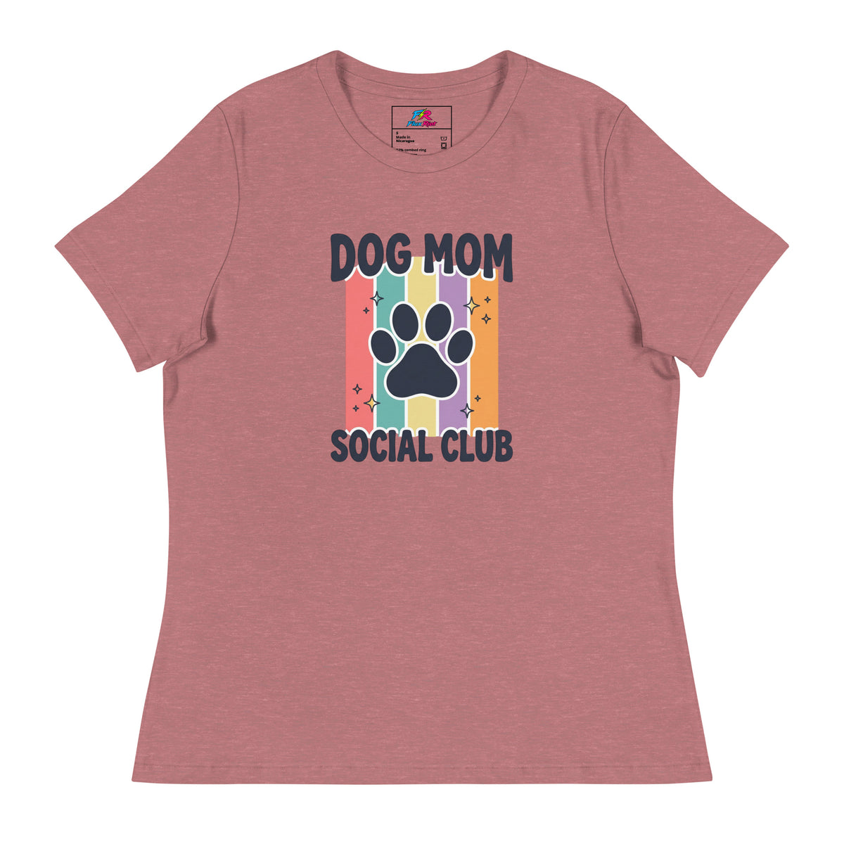 Show off your pup pride with the Dog Mom Social Club Women's Boxy Tee, a fun statement piece for walks, errands, and cuddles.