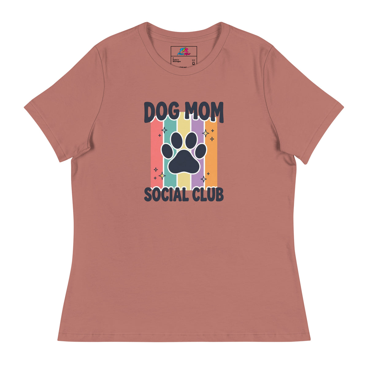 Refresh your casual wardrobe with the Dog Mom Social Club Women's Boxy Tee, made for dog lovers who adore effortless style.
