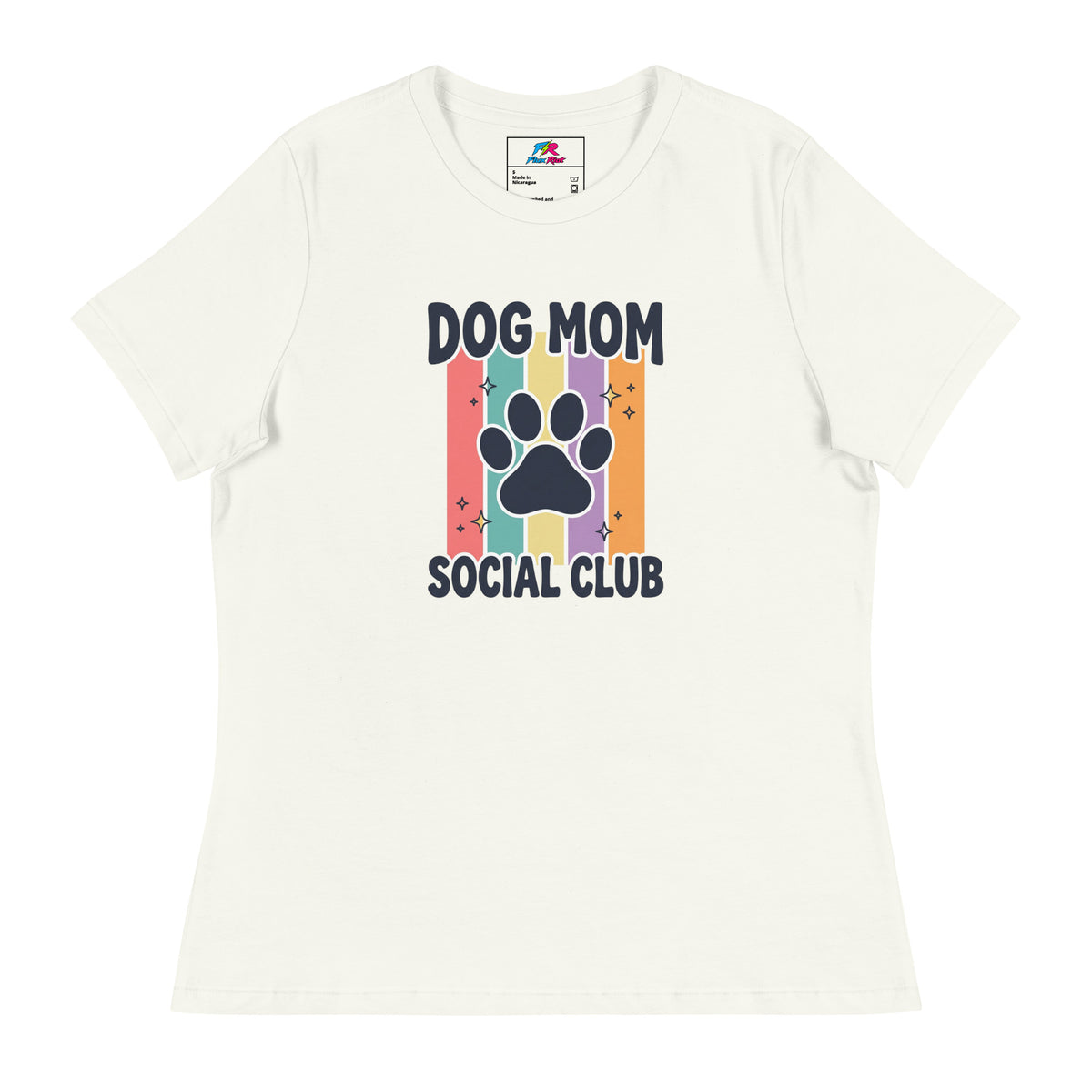 Celebrate your pup-loving style with the Dog Mom Social Club Women's Boxy Tee, a relaxed staple for everyday adventures.