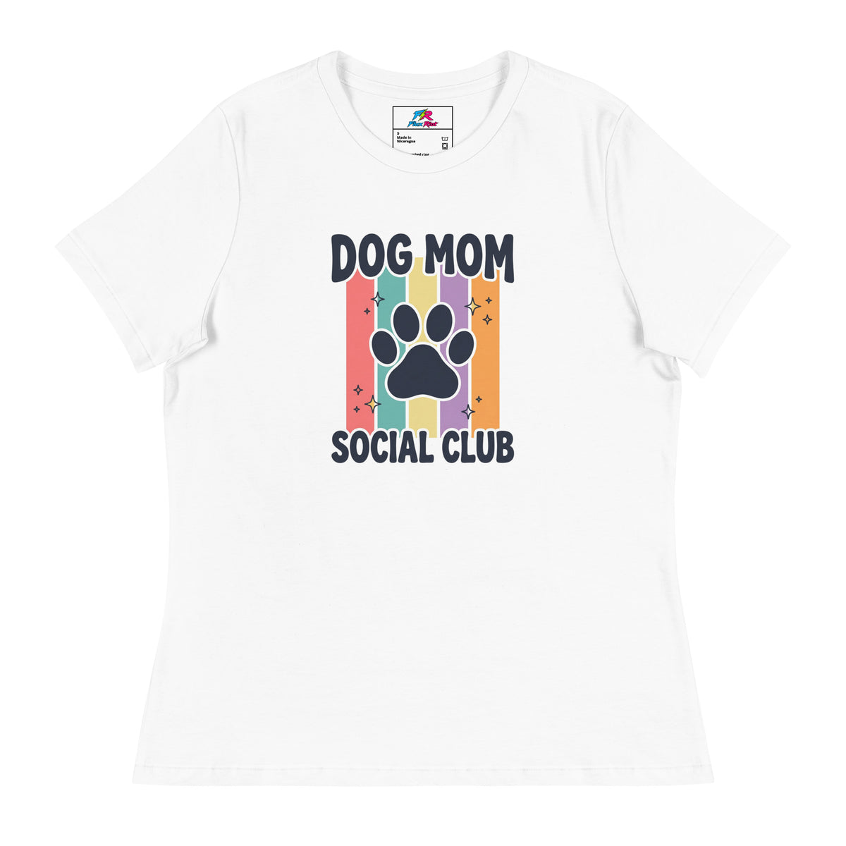 Celebrate your pup-loving style with the Dog Mom Social Club Women's Boxy Tee, a relaxed, playful essential for every proud dog mom.